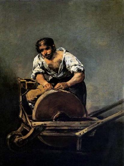 Francisco de goya y Lucientes Knife Grinder